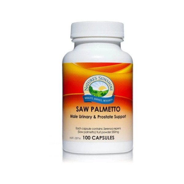 Natures Sunshine Saw Palmetto 550mg 100 Capsules